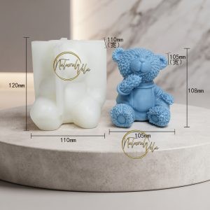 Molde oso de peluche con saco RS1-9011