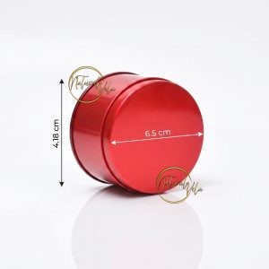 Envase metálico rojo de 100ml