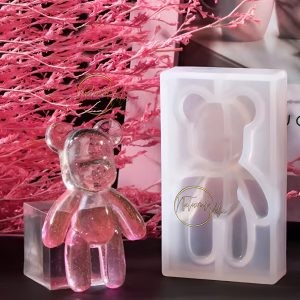 Molde mini osito para llavero de resina. RS1-OSORS