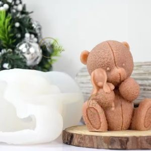 Molde oso con peluche NV359