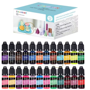 Colorantes para velas, jabones y resina