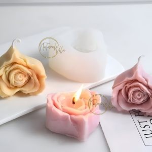 Molde corazón de flor NV050