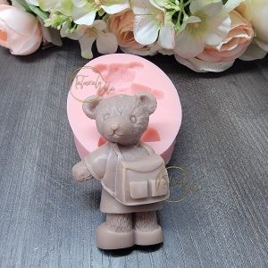 Molde oso con maleta 2D NV189