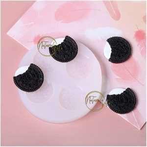 Molde Galleta Oreo pequeñas 4 cavidades RS1-6288