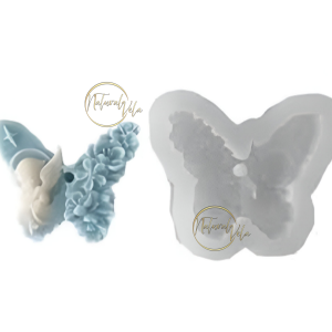 Molde mariposa con ángel RS1-6572