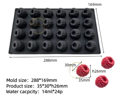 Molde moras plancha 24 cav NV01-470