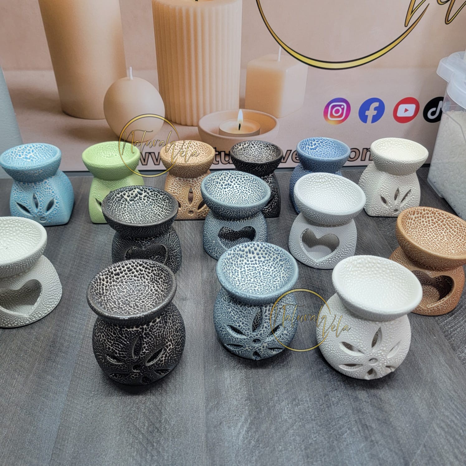 Quemadores de cera para wax melts beteado