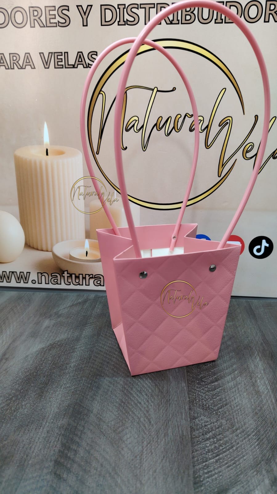 Bolsa Premium para Velas 13×13 – Diseño cartera
