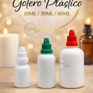 Gotero Plástico 10ml, 30ml y 60ml