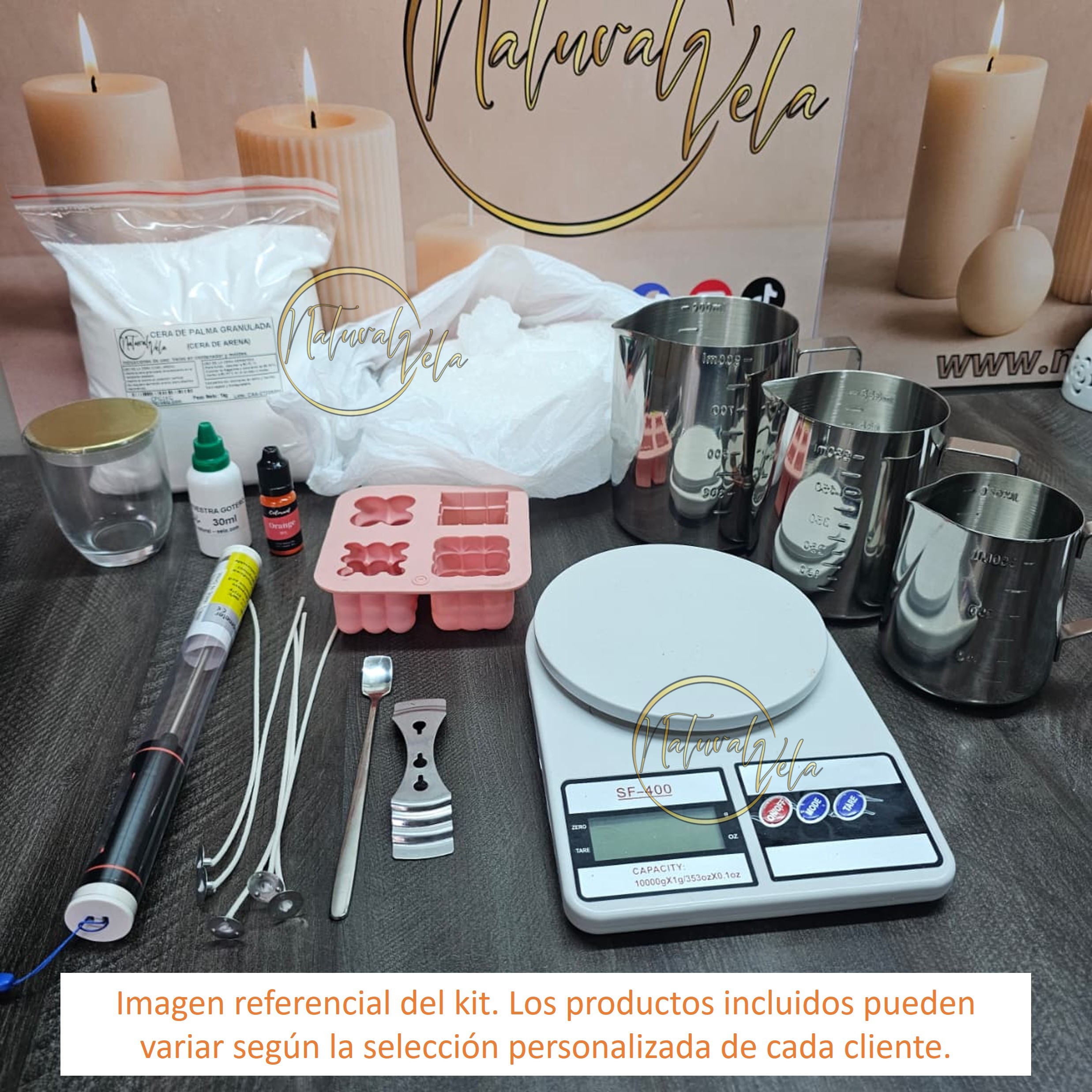 Personaliza tu Kit basico de nivel 1 (Parafina y Palma Granulada)