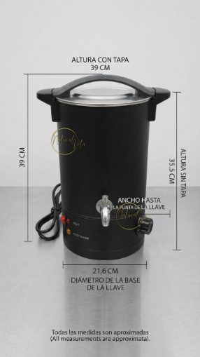 Horno para cera de 6 litros