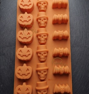 Molde halloween murcielago, calavera, calabaza NV380