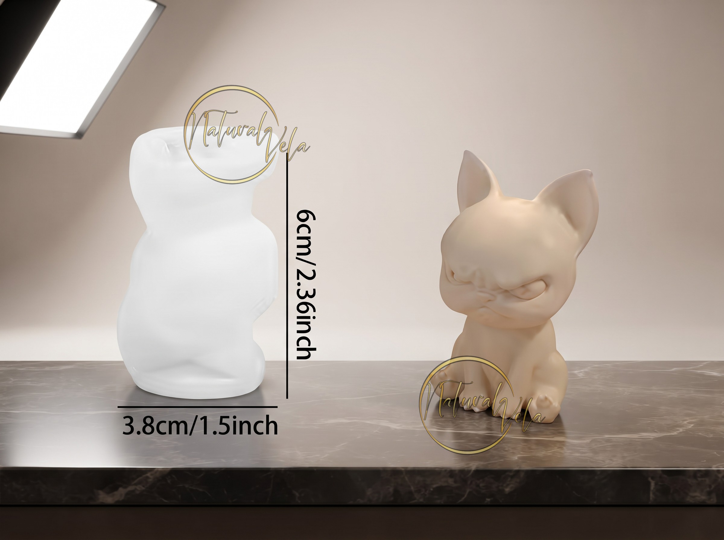 Molde perro Bulldog Francés pequeño RS1-0005