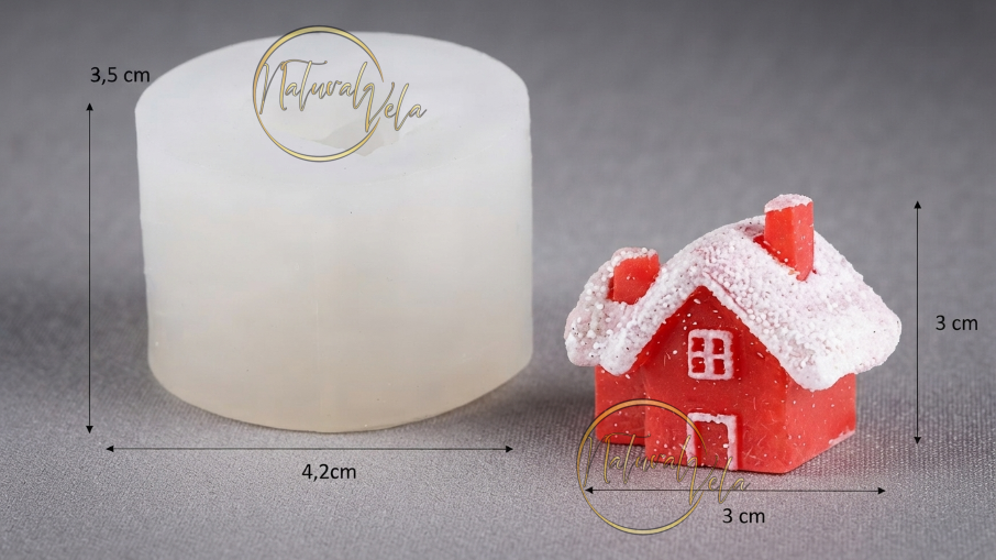 Molde casa de navidad RS1-7797
