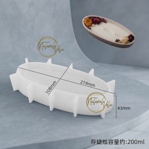 Molde macetero de bandeja ovalado RS1-7801