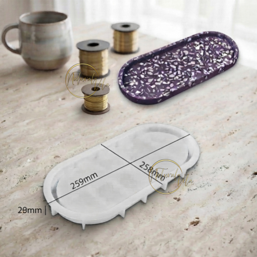 Molde bandeja porta objetos ovalado grande RS1-7806