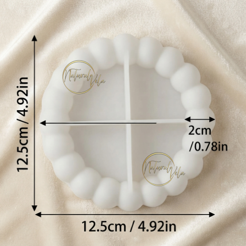 Molde bandeja porta objetos circular borlas RS1-7813