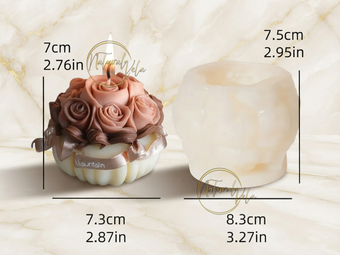 Molde adorno de flores RS1-7824