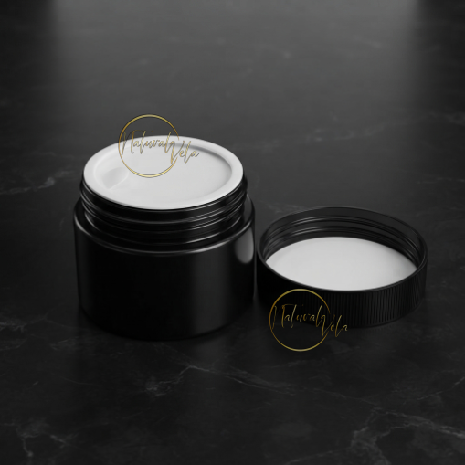 Envase de vidrio cremero 50ml negro - Image 2