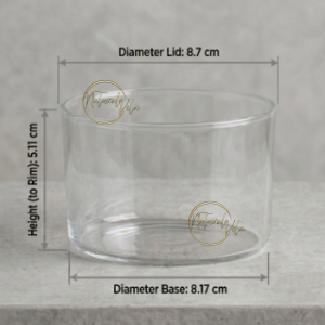 Envase de vidrio plano 180ml - Color transparente