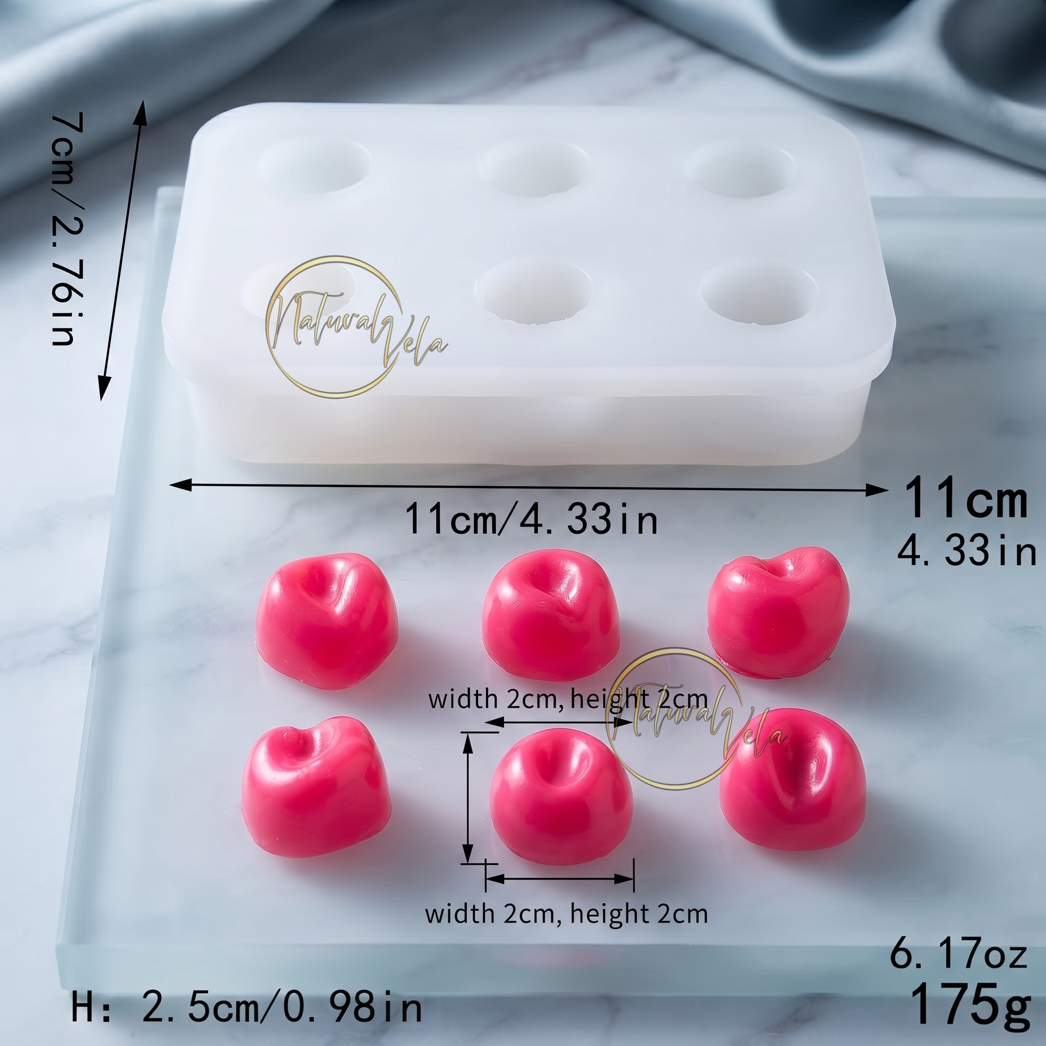 Molde cerezas RS1-1125