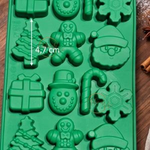 Molde muñecos de navidad NV397