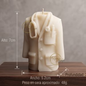 Molde mandil de doctor RS1-409 (Bajo pedido)