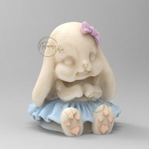 Molde conejo niña RS1-414 (Bajo pedido)