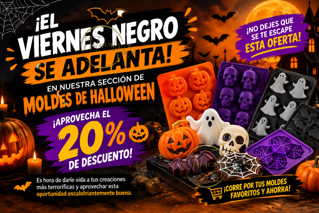 Oferta escalofriante de moldes de Halloween
