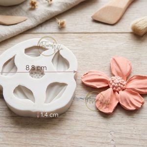 Molde Hojas  Flor RS1-424